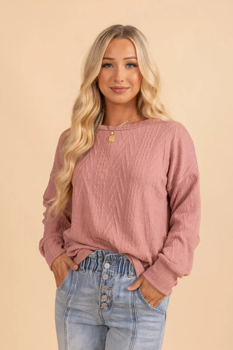 7th Ray Cozy And Content Long Sleeve Pullover Sweater 11 7th Ray Cozy And Content Long Sleeve Pullover Sweater - Image 9