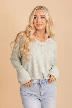 Blu Pepper Mindset Is Everything Knit Pullover
