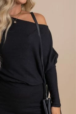 Capella Time Stands Still Off Shoulder Mini Dress - Black 9 Capella Time Stands Still Off Shoulder Mini Dress - Black -bella ella boutique shop 1 4ace3501 d8ff 4a13 852d 59455e05191e 5000x