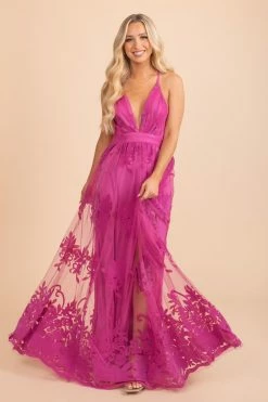 The Vintage Shop Unforgettable Love Lace Maxi Dress