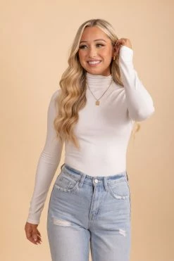 Zenana Keep It Fierce Long Sleeve Turtleneck Bodysuit