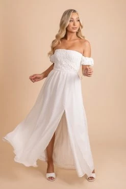 Wholesale Fashion Trends Love Day Off-Shoulder Maxi Dress
