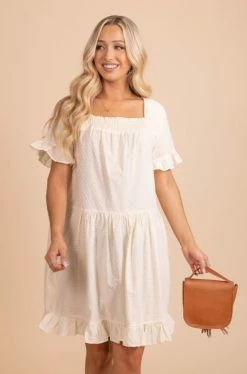 Wholesale Fashion Trends Begin Today Swiss Dot Mini Dress