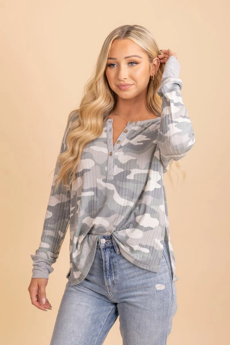 Hem & Thread Be A Fighter Camo Top 6 Hem & Thread Be A Fighter Camo Top - Image 4