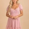 Wholesale Fashion Trends You Make Me Blush Mini Dress