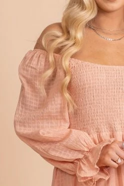 Wholesale Fashion Trends Peachy Pink Smocked Mini Dress 12 Wholesale Fashion Trends Peachy Pink Smocked Mini Dress -bella ella boutique shop 2 86e0bcd8 63ea 43e2 b260 72731cc96a28 5000x