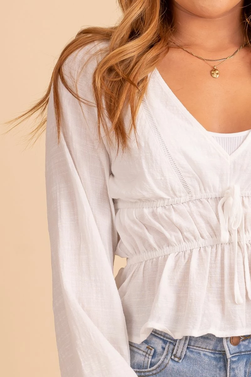 Lilou Through The Clouds Cinched Top 5 Lilou Through The Clouds Cinched Top - Image 3