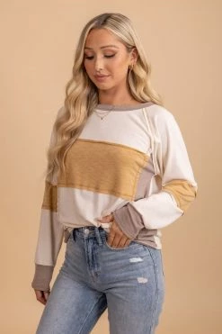 Bibi Be A Light Color Block Long Sleeve Top -bella ella boutique shop 3 f6f046d5 fdac 4dd6 9eed 640d4251f331 5000x