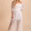 Wholesale Fashion Trends Be Mine For Life Lace Maxi Dress