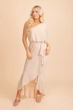 Mainstrip Full Of Confidence Ruffle Maxi Dress