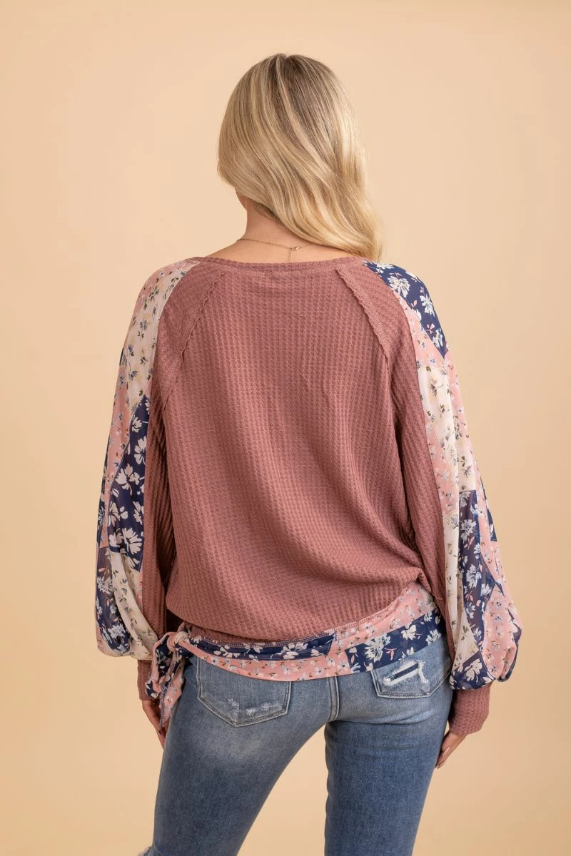 L Love Inc Marigold Medley Faux Wrap Top 5 L Love Inc Marigold Medley Faux Wrap Top - Image 3