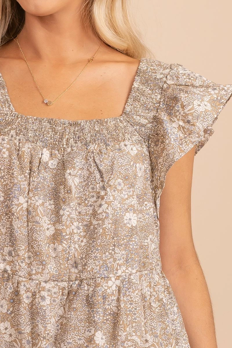 Wholesale Fashion Trends Enjoy The Now Floral Mini Dress 4 Wholesale Fashion Trends Enjoy The Now Floral Mini Dress - Image 2