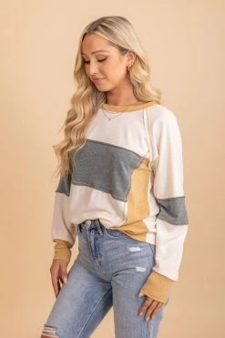 Bibi Be A Light Color Block Long Sleeve Top -bella ella boutique shop 6 53f0cf21 d1b7 468c bc4d 57d3bf308e4a 5000x