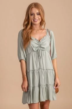 L Love Inc Among The Tulips Tiered Mini Dress