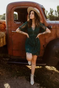 IRIS Light My Fire Dark Teal Lace Mini Dress -bella ella boutique shop Ani Light my Fire 4 1 5000x