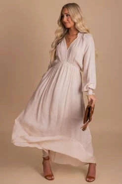 Wishlist Aspire To Inspire Long Sleeve Maxi Dress 22 Wishlist Aspire To Inspire Long Sleeve Maxi Dress -bella ella boutique shop AspireToInspire Long Sleeve Maxi Dress natural 5000x