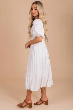 In Loom Romantic Muse Embroidered Midi Dress - White -bella ella boutique shop BELLAELLA5.5.21 2507 5000x