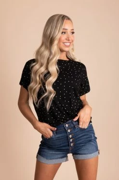 Cielo It's Go Time Patterned Top