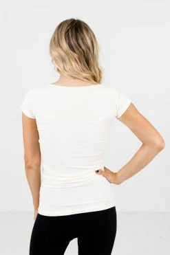 Bella Ella Boutique Cream Long Fit Seamless Tee 18 Bella Ella Boutique Cream Long Fit Seamless Tee -bella ella boutique shop BELLA ELLA 11.7.2019 1217 5000x