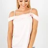 Bella Ella Boutique Bashful Babe Pink Cold Shoulder Top 1 Bella Ella Boutique Bashful Babe Pink Cold Shoulder Top -bella ella boutique shop Bashful Babe Pink Top Front 5000x