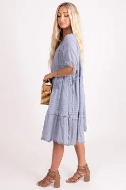 Listicle Bohemian Wonder Midi Dress 27 Listicle Bohemian Wonder Midi Dress -bella ella boutique shop BohemianWonder Boho Dress Blue 3 5000x