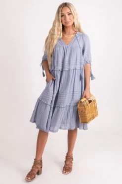 Listicle Bohemian Wonder Midi Dress 29 Listicle Bohemian Wonder Midi Dress -bella ella boutique shop BohemianWonder Boho Dress Blue 5 5000x