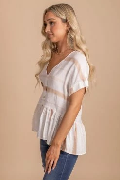 Mine & E&M Bright Eyes Button-Up Top -bella ella boutique shop BrightEyesButton UpTopside 5000x