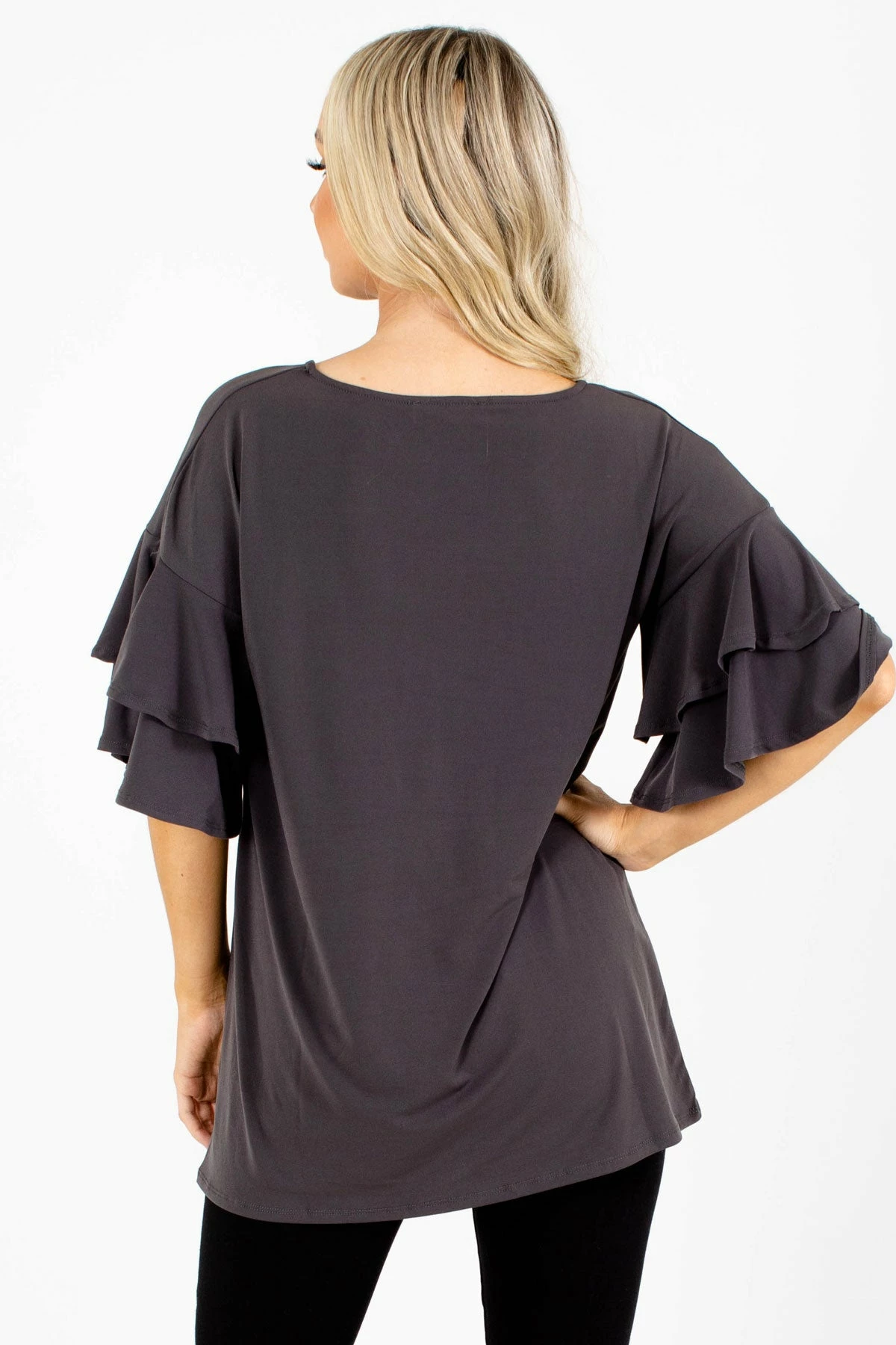 Zenana Build Your Dream Ruffle Top 15 Zenana Build Your Dream Ruffle Top - Image 13