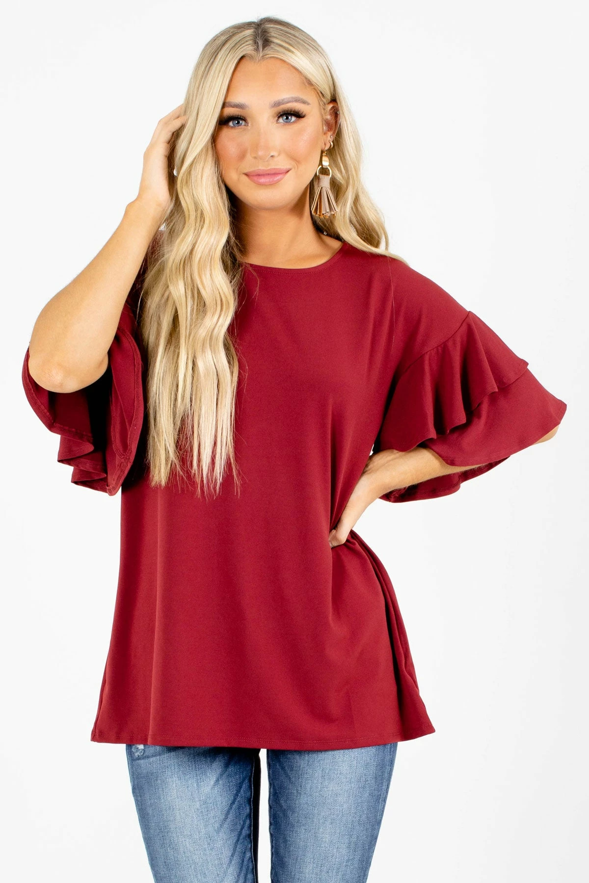 Zenana Build Your Dream Ruffle Top 20 Zenana Build Your Dream Ruffle Top - Image 18