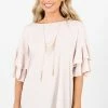 Zenana Build Your Dream Ruffle Top