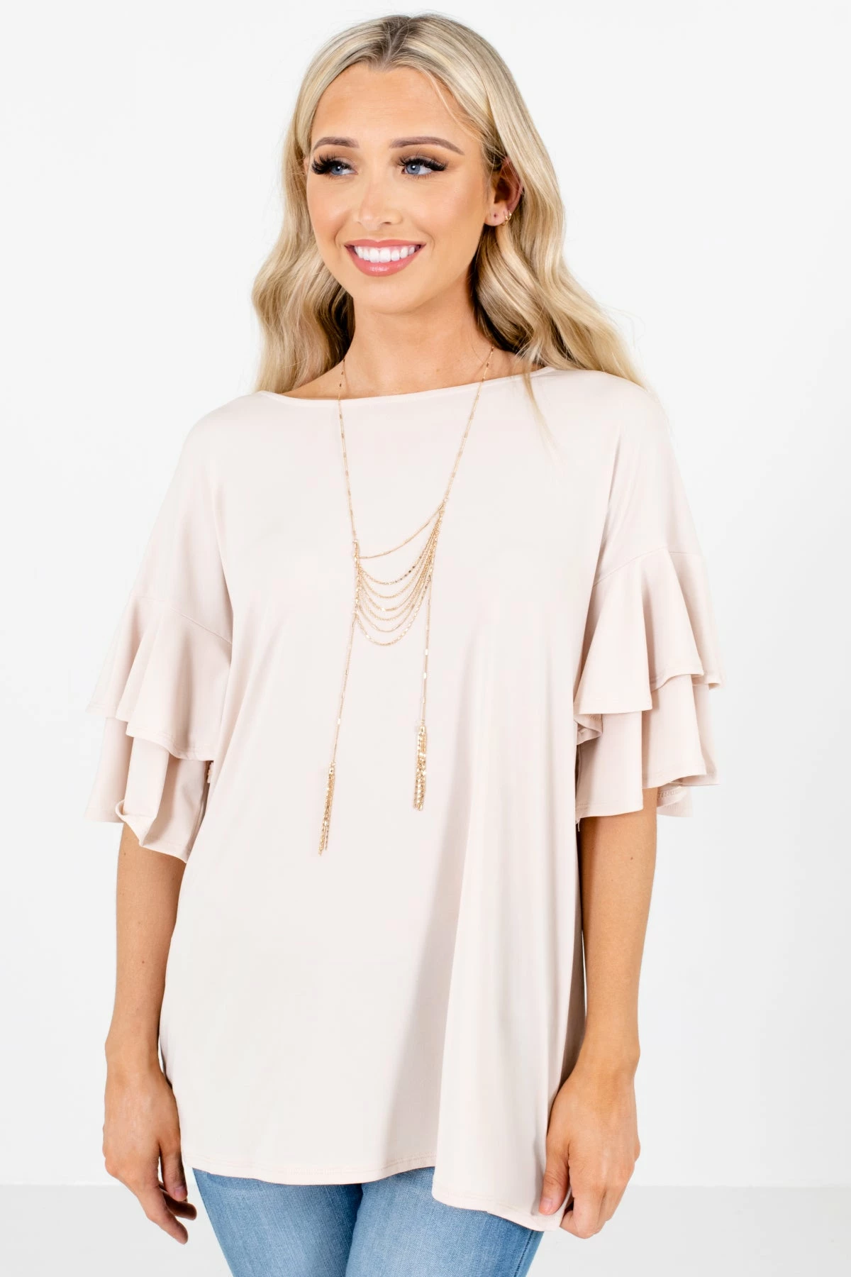 Zenana Build Your Dream Ruffle Top 3 Zenana Build Your Dream Ruffle Top