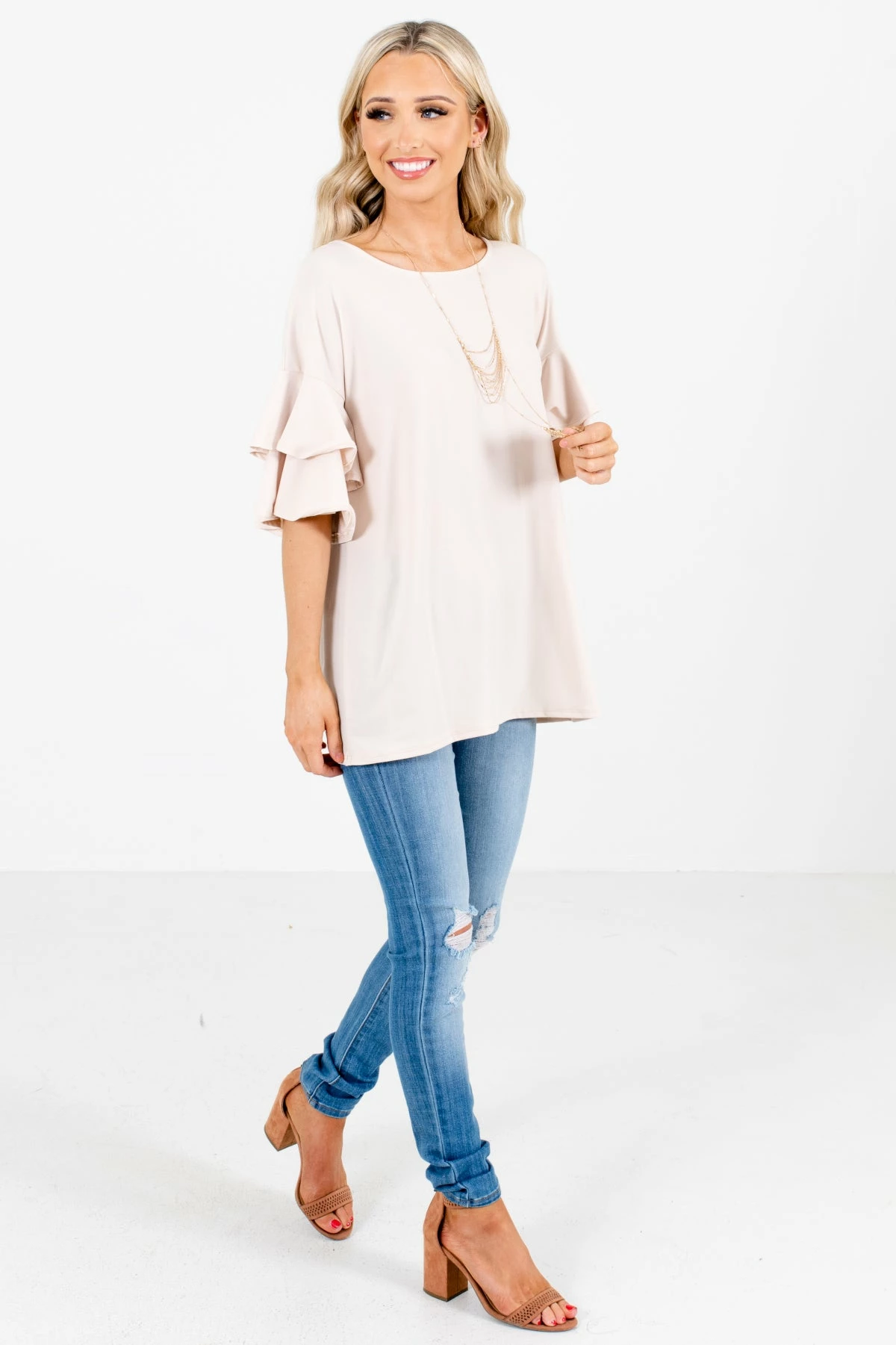 Zenana Build Your Dream Ruffle Top 4 Zenana Build Your Dream Ruffle Top - Image 2