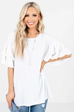 Zenana Build Your Dream Ruffle Top 28 Zenana Build Your Dream Ruffle Top -bella ella boutique shop BuildYourDreamTopWhiteFront 5000x
