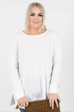 Bella Ella Boutique Can't Stop Loving You White Top