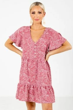 Jodifl Cheers To You Patterned Mini Dress -bella ella boutique shop Cheers to You Dress Front 5000x