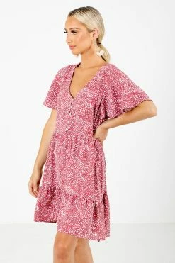 Jodifl Cheers To You Patterned Mini Dress -bella ella boutique shop Cheers to You Dress Side 5000x