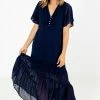 HYFVE Countless Compliments Navy Maxi Dress -bella ella boutique shop Countless Compliments Dress Front3 5000x