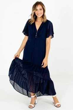 HYFVE Countless Compliments Navy Maxi Dress