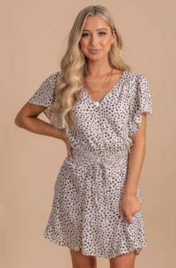 Kori America Daring Daydreams Mini Dress -bella ella boutique shop DaringDaydreamsMiniDressWhiteFront 5000x