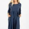 Bella Ella Boutique Embrace Your Beauty Blue Knee-Length Dress 2 Bella Ella Boutique Embrace Your Beauty Blue Knee-Length Dress -bella ella boutique shop Embrace Your Beauty Blue Dress Front 5000x