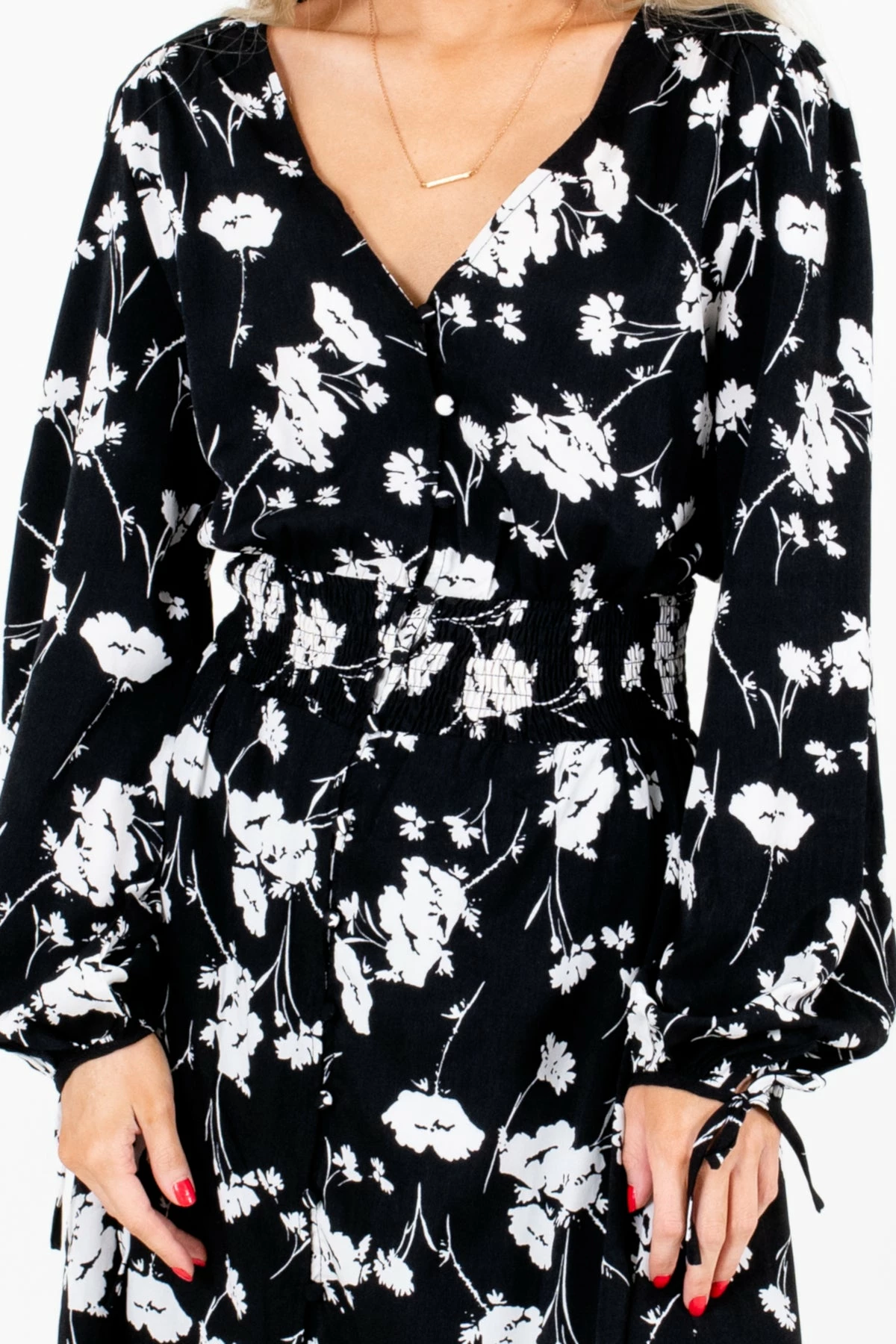 Very J Endless Enchantment Floral Midi Dress 5 Very J Endless Enchantment Floral Midi Dress - Image 3