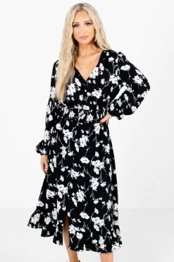 Very J Endless Enchantment Floral Midi Dress