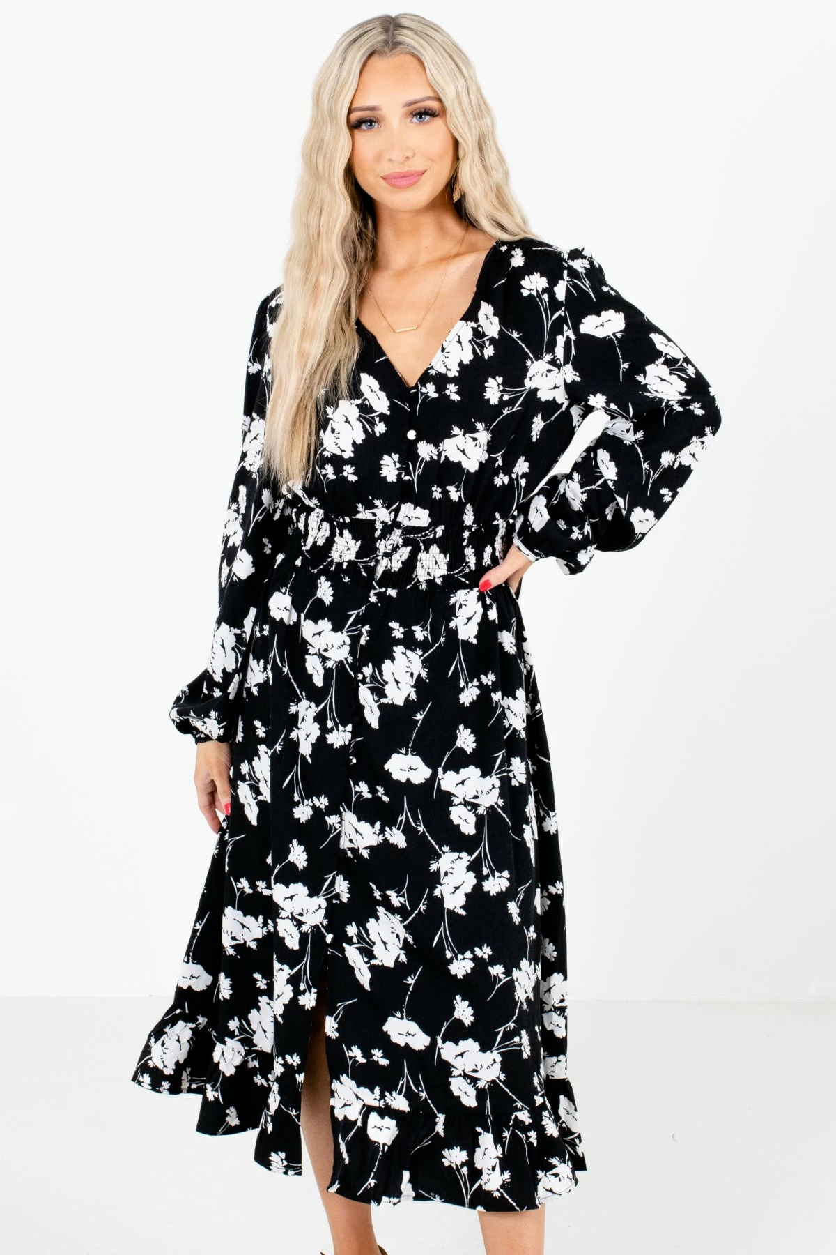 Very J Endless Enchantment Floral Midi Dress 3 Very J Endless Enchantment Floral Midi Dress