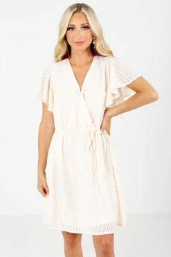 L Love Inc Forward Thinking Textured Mini Dress