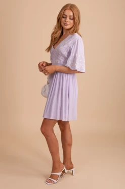 In Loom Gift Of Nature Embroidered Mini Dress -bella ella boutique shop GiftOfNatureEmbroideredMiniDress Side 5000x