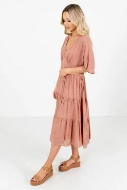 Polagram Gorgeous Girl Midi Dress 16 Polagram Gorgeous Girl Midi Dress -bella ella boutique shop Gorgeous Girl Mauve Dress Side 5000x