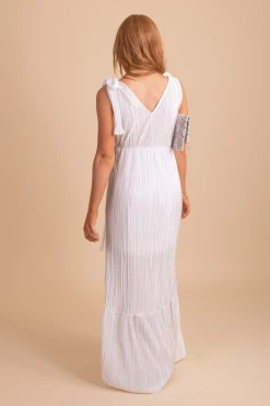 Very J How Far I've Come Ribbed Maxi Dress - White 11 Very J How Far I've Come Ribbed Maxi Dress - White -bella ella boutique shop HowfarI veComeRibbedMaxiDress Back 5000x