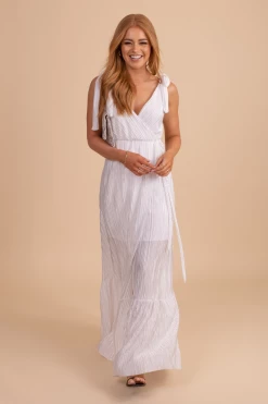 Very J How Far I've Come Ribbed Maxi Dress - White 13 Very J How Far I've Come Ribbed Maxi Dress - White -bella ella boutique shop HowfarI veComeRibbedMaxiDress Front 5000x