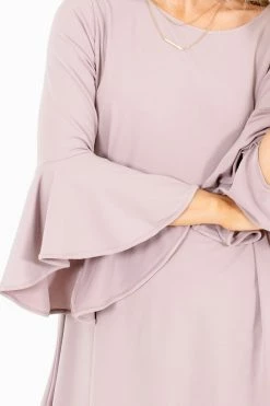 Zenana Looking Sharp Long Sleeve Blouse -bella ella boutique shop LookingSharpBlouseBrownDetail 5000x