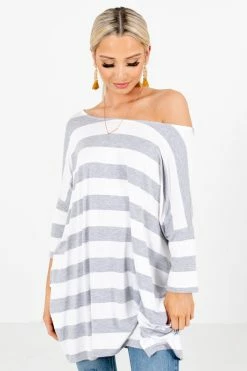 Zenana Lover's Game Striped Top